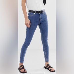 Cheap Monday mid spray skinny jeans